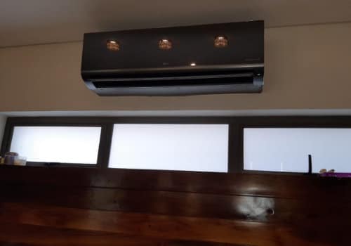 Heatfreeze black airconditioner installation